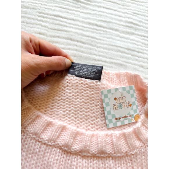 Wooden Ships Pink Good Witch Knit Oversize Sweater - Picture 7 of 7